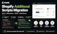 migrate shopify additional scripts ga4 meta or GTM to web pixels