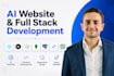 ai website development, full stack development, web app development ai software