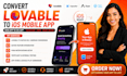 convert lovable to ios mobile app capacitor ios web app to ios expo react native