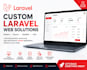 develop custom laravel web applications with admin panel