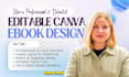 design canva ebook design kdp workbook design journal pdf lead magnet design