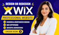 design or redesign your professional wix studio website with SEO and animations