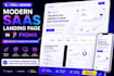 design a saas landing page in figma