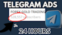 fix telegram ads, run telegram ads, add real users to telegram channel, telegram