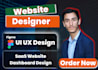 design saas website UI UX and dashboard in figma
