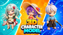 design a cute chibi 3d character model for 3d printing