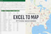 geocode your addresses and map them in gis