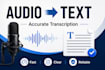 transcribe audio and video to accurate text