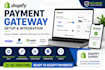 set up stripe, paypal, shopify payment, grey, shopify balance