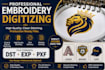 create embroidery digitizing in dst exp pxf