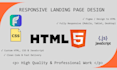 convert figma to html CSS tailwind responsive landing page