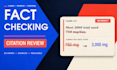 fact check your article and verify sources and citations