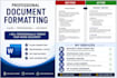 professionally format your word document