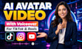 do ai video editing and create talking ai avatar video
