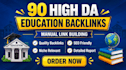 create 90 powerful educational backlinks to improve your SEO ranking