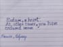 provide beautiful handwriting services