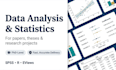 do phd level statistical and panel data analysis in spss  r  eviews