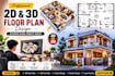 design professional floor plan for your space