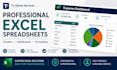 create professional excel spreadsheets and trackers