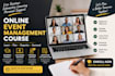 teach you online event management and planning course