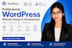design and develop a professional wordpress website