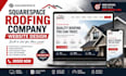 design squarespace roofing company website contractor website and local seo