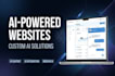 build a custom ai website with ai chatbot and ai integrations