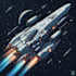 draw high quality spaceship concept