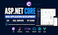 develop asp net core web application