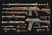 design unique weapons illustrations