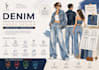 create professionally exclusive denim fashion illustrations and range designs
