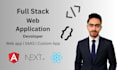 develop secure custom web application, and integrate ai using react or next js