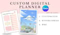 design custom digital planner, notebook, and journal in canva