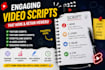 write engaging youtube scipts