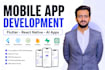 do mobile app development flutter developer react native ai mobile app