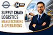 write a supply chain, logistics, manufacturing and operations resume