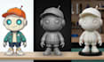 create custom 3d toy models, action figures and collectible prototypes
