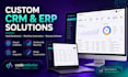 develop a custom CRM erp saas dashboard or business web application