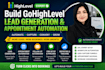 build gohighlevel lead generation and appointment automation
