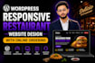 build a responsive wordpress restaurant website