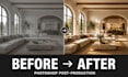enhance your architectural render with photoshop post production