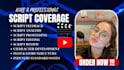 give notes, feedback, analysis, script coverage for your screenplay or TV series