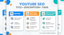 write SEO optimized youtube titles descriptions and tags