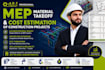 do mep material takeoff, cost estimation of construction
