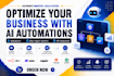 automate manual business processes, build ai powered workflows and ai agent