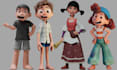 3d model rigging, blendshape weight paint skinning, facial rigging, vtuber rig