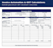 create an automated excel invoice system with gst calculations