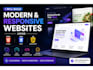 build a modern responsive website using react