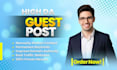 do SEO backlinks, high da guestpost service, publish article