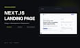 build a responsive nextjs landing page